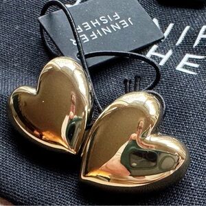 Jennifer Fisher Puffy Heart Earrings